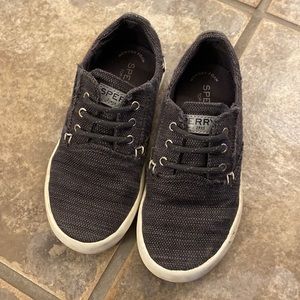 Dark grey Toddler 11 Sperry Slip-ons (“Bodie Jr” style)